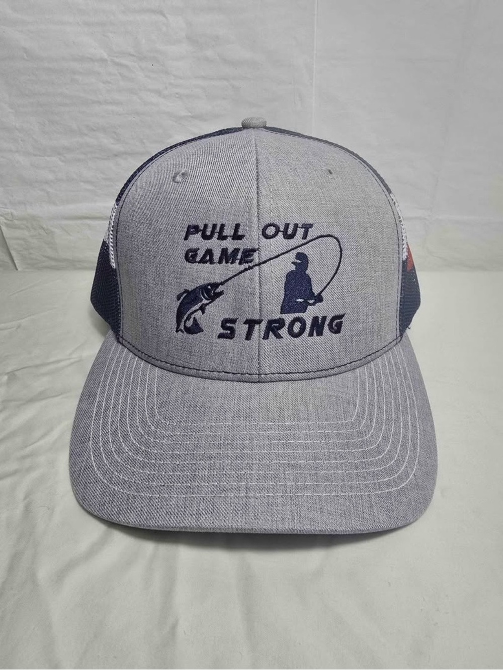 Kati Sportcap Pull Out Game Strong Colorado Trucker Hat Gray Mesh Snapback New